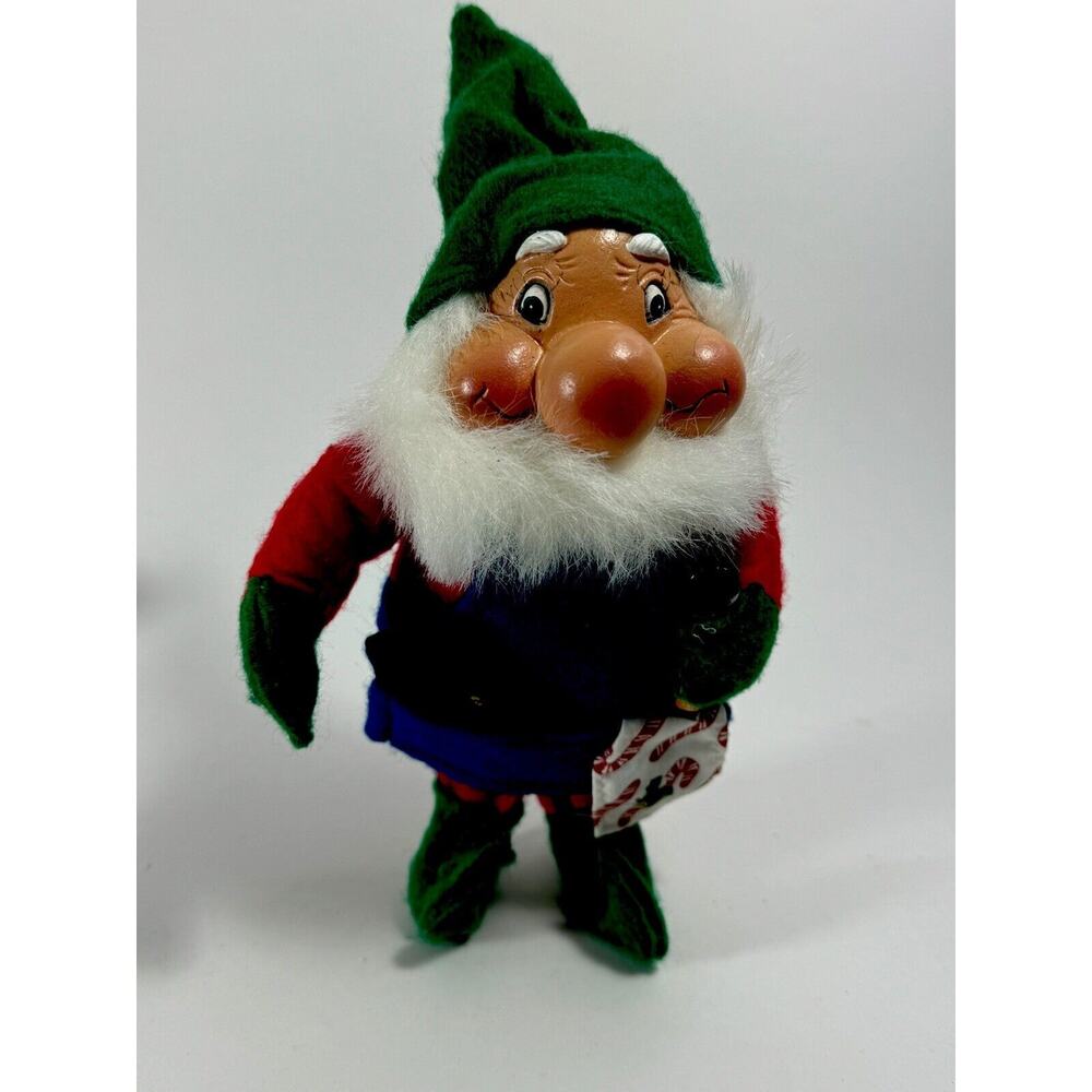 Vintage Santakins Baldy Elf Christmas List Figure 8"
